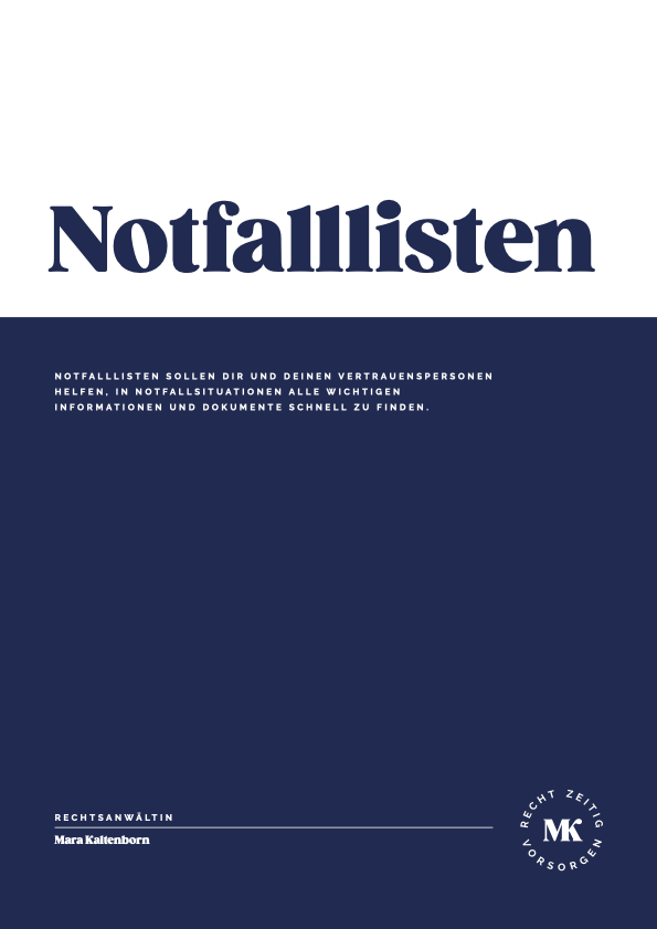 Der digitale Notfallordner