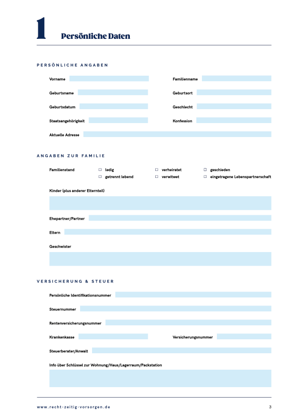Der digitale Notfallordner
