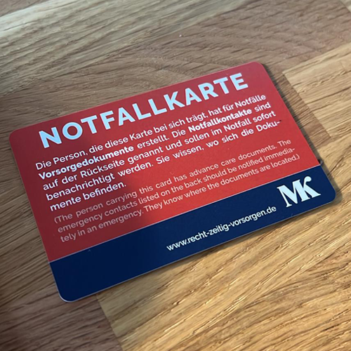 Notfallkarte
