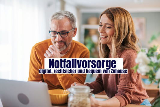 Die Sofa-Variante – deine Notfallvorsorge digital und bequem von Zuhause