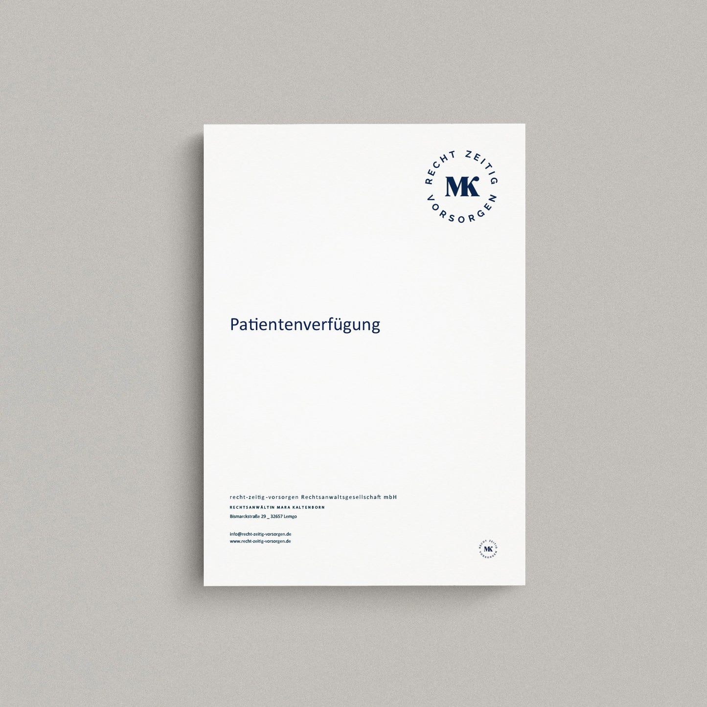 Die Sofa-Variante – deine Notfallvorsorge digital und bequem von Zuhause